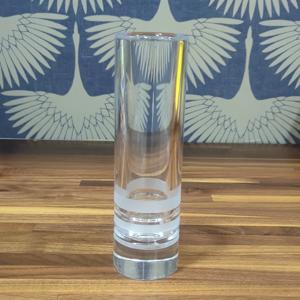 Kate Spade New York Lenox Clear Glass Banded Vase